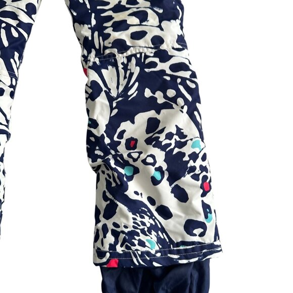 ROXY Girls Navy Butterfly Ski Winter Pants Size Medium - Picture 3 of 8